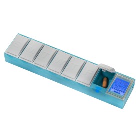 24 hours countdown smart electronic pill box/Each compartment has its own sensor